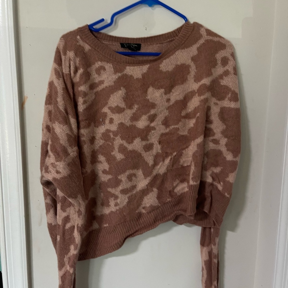 Jessica Simpson Dusty Rose Knit Top - Picture 1 of 3